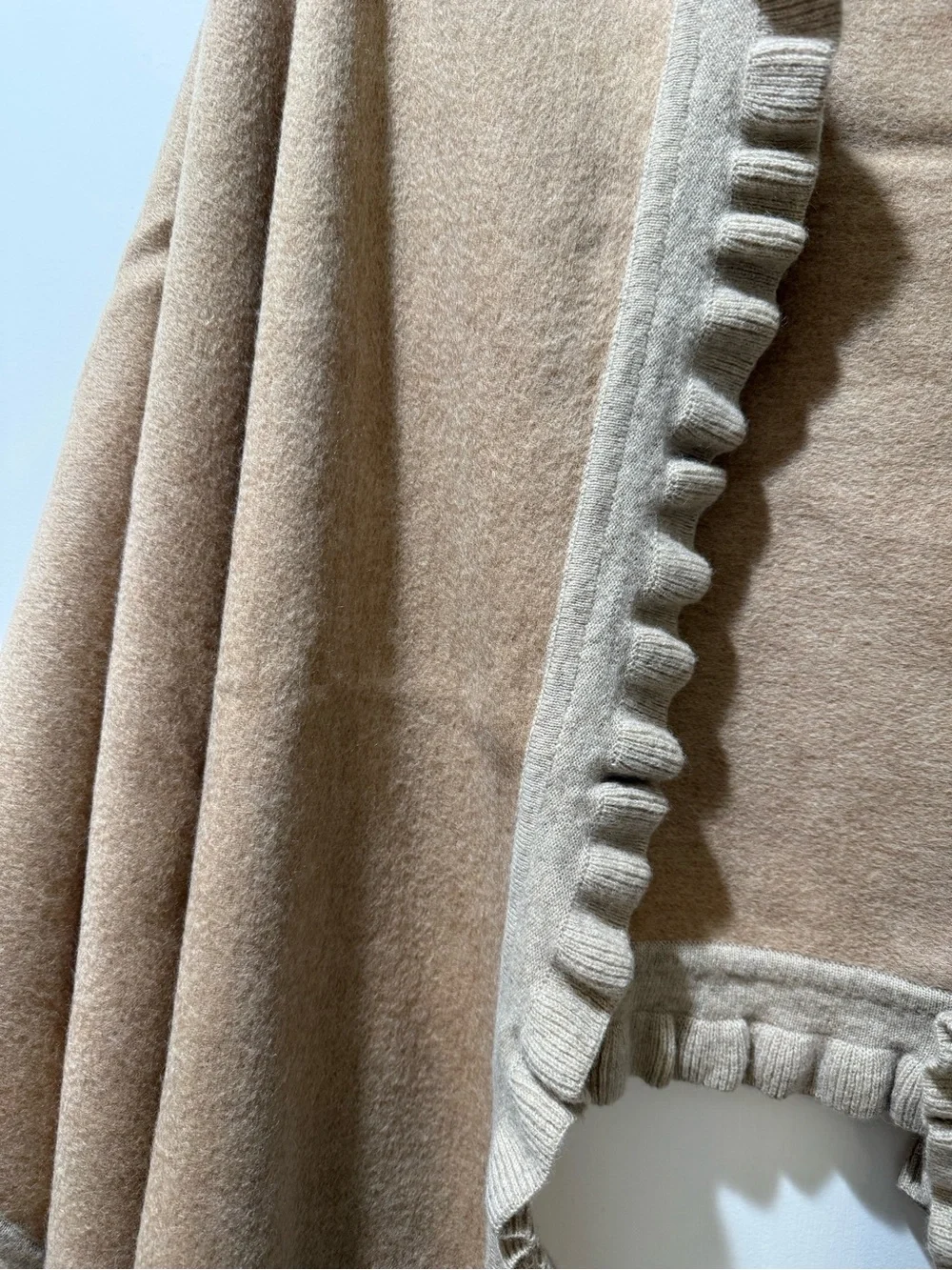 Nordstrom 100% Wool camel scarf/wrap